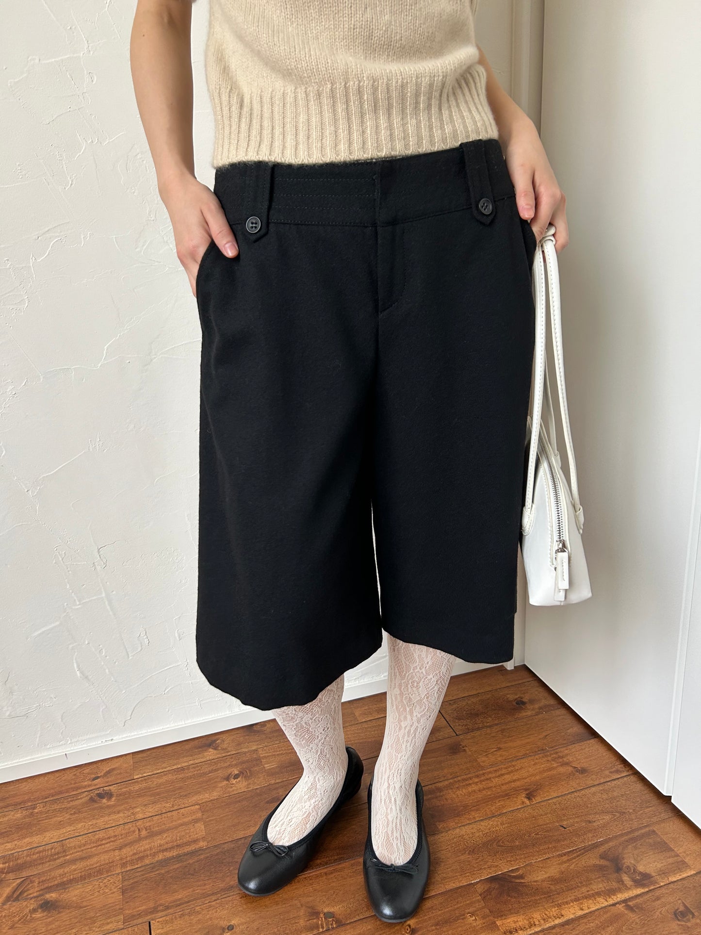 wool bermuda pants