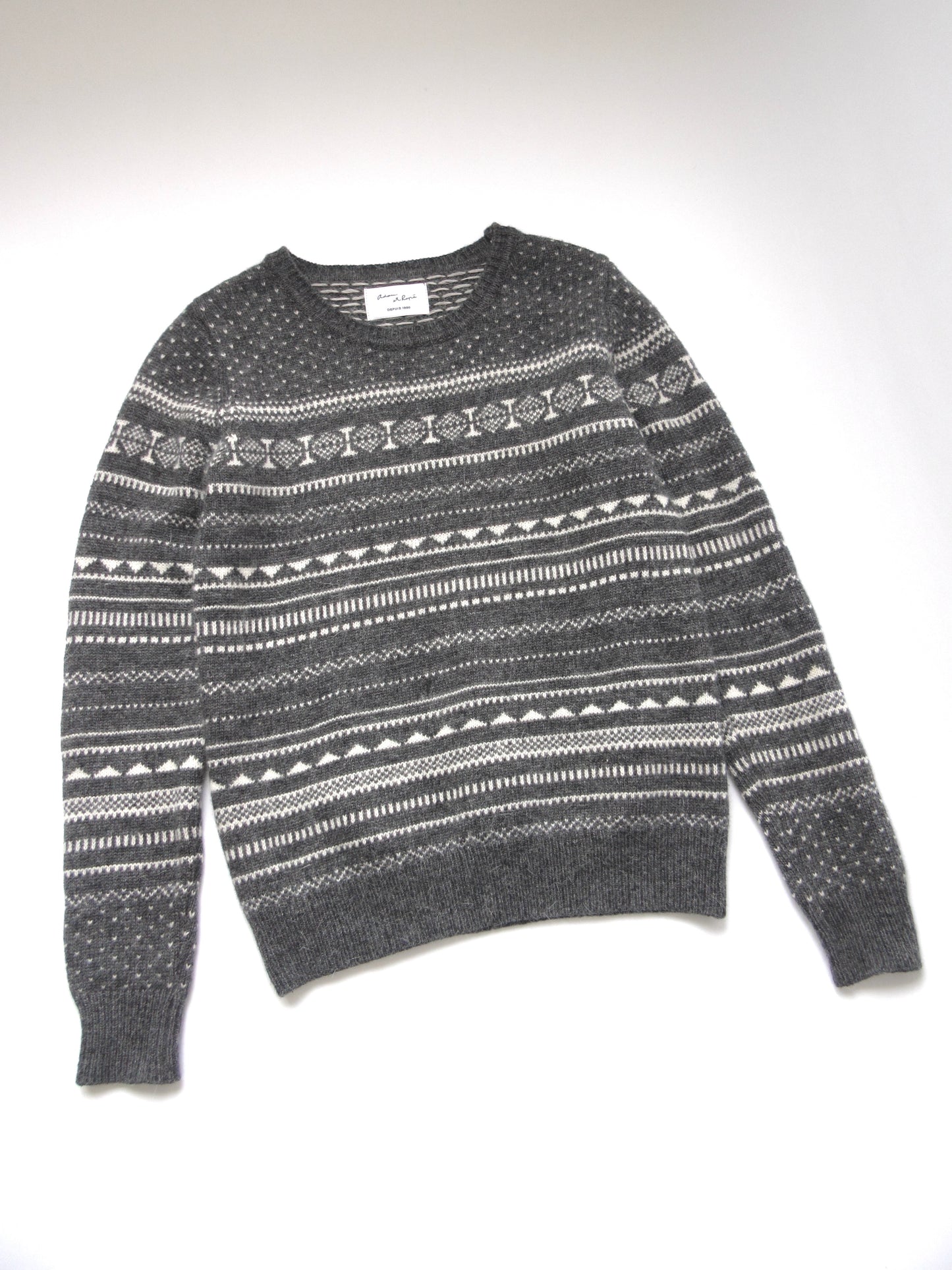 fair Isle wool sweater