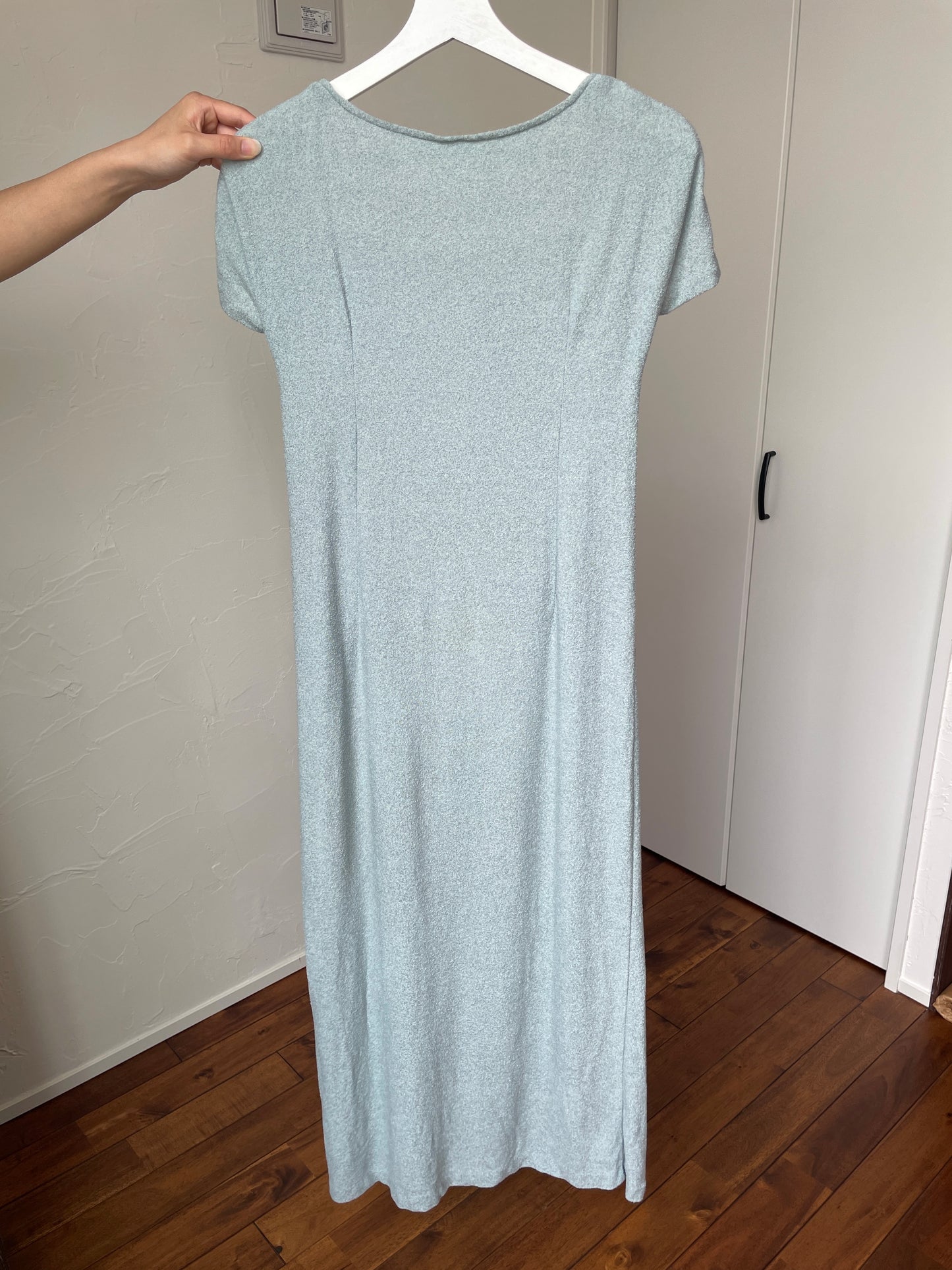 【used】baby blue long dress