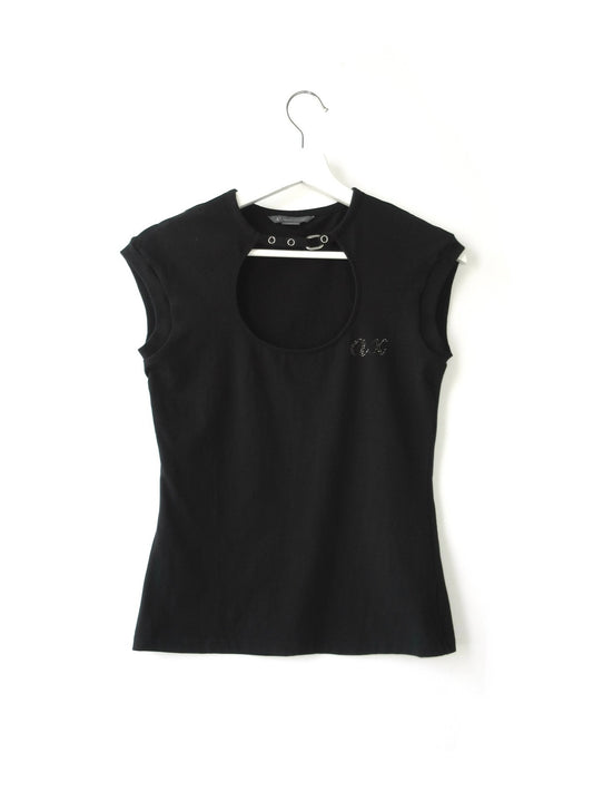 ARMANI EXCHANGE choker sleeveless top