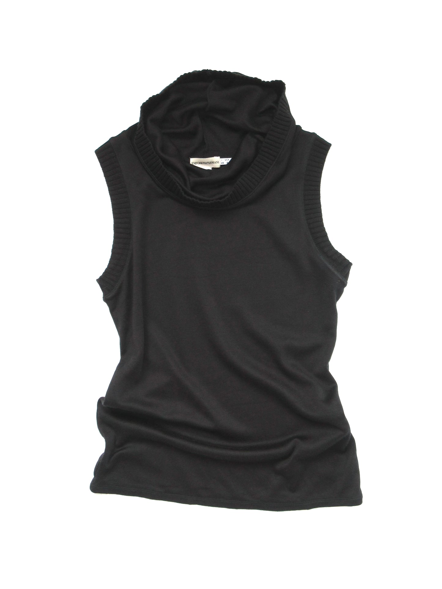 EMPORIO ARMANI cowl neck top