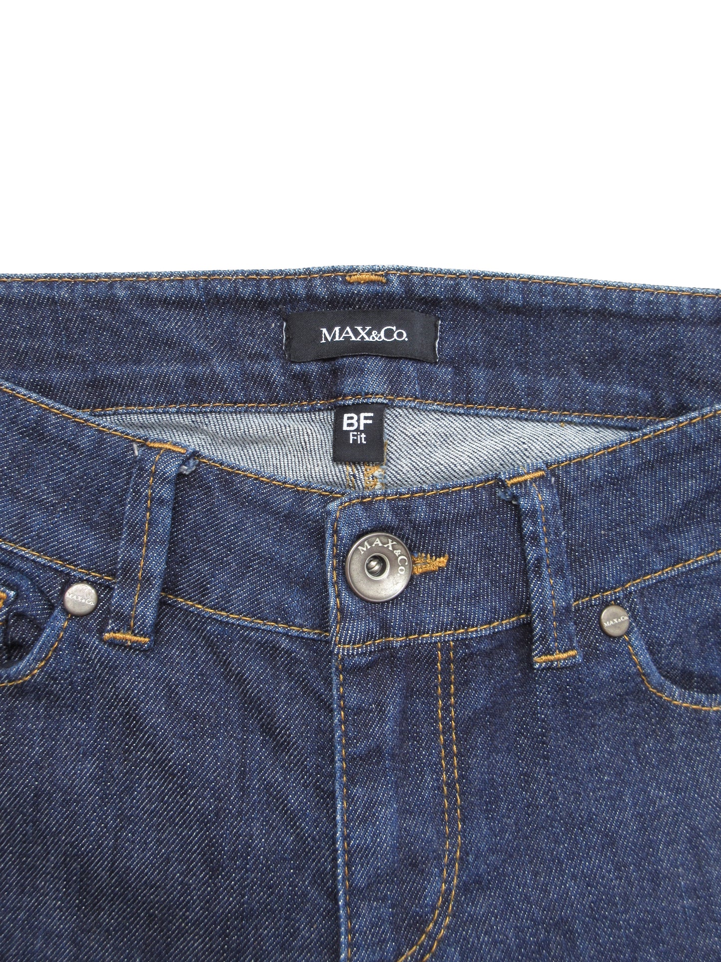 MAX&Co. blue denim slim flare