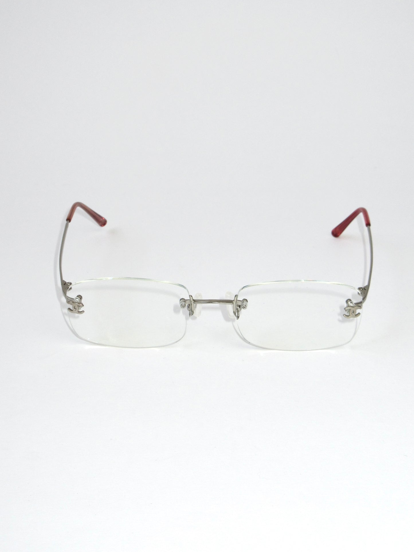 CHANEL rimless glasses