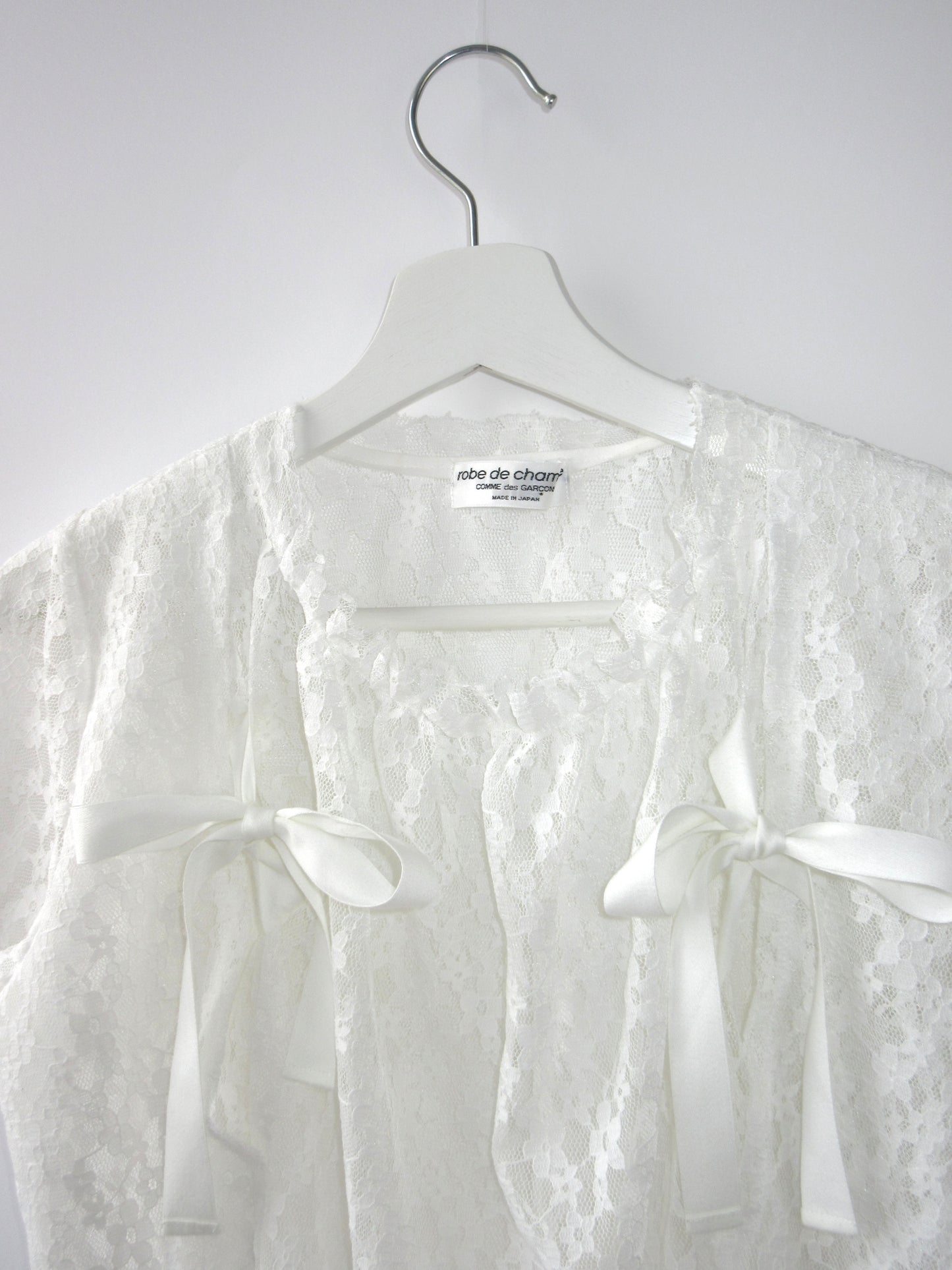 robe de chambre COMME des GARCONS lace top