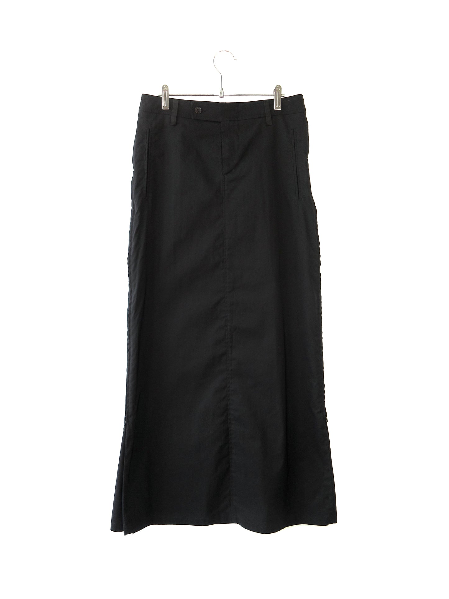 zipper design long skirt