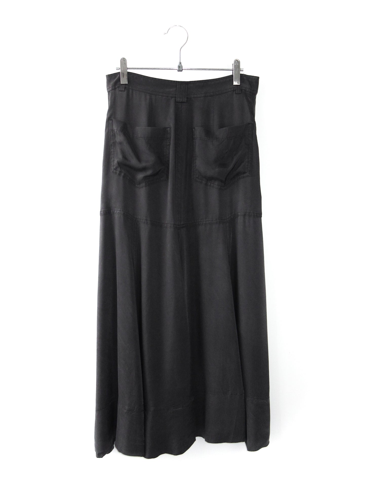 cupra satin long skirt