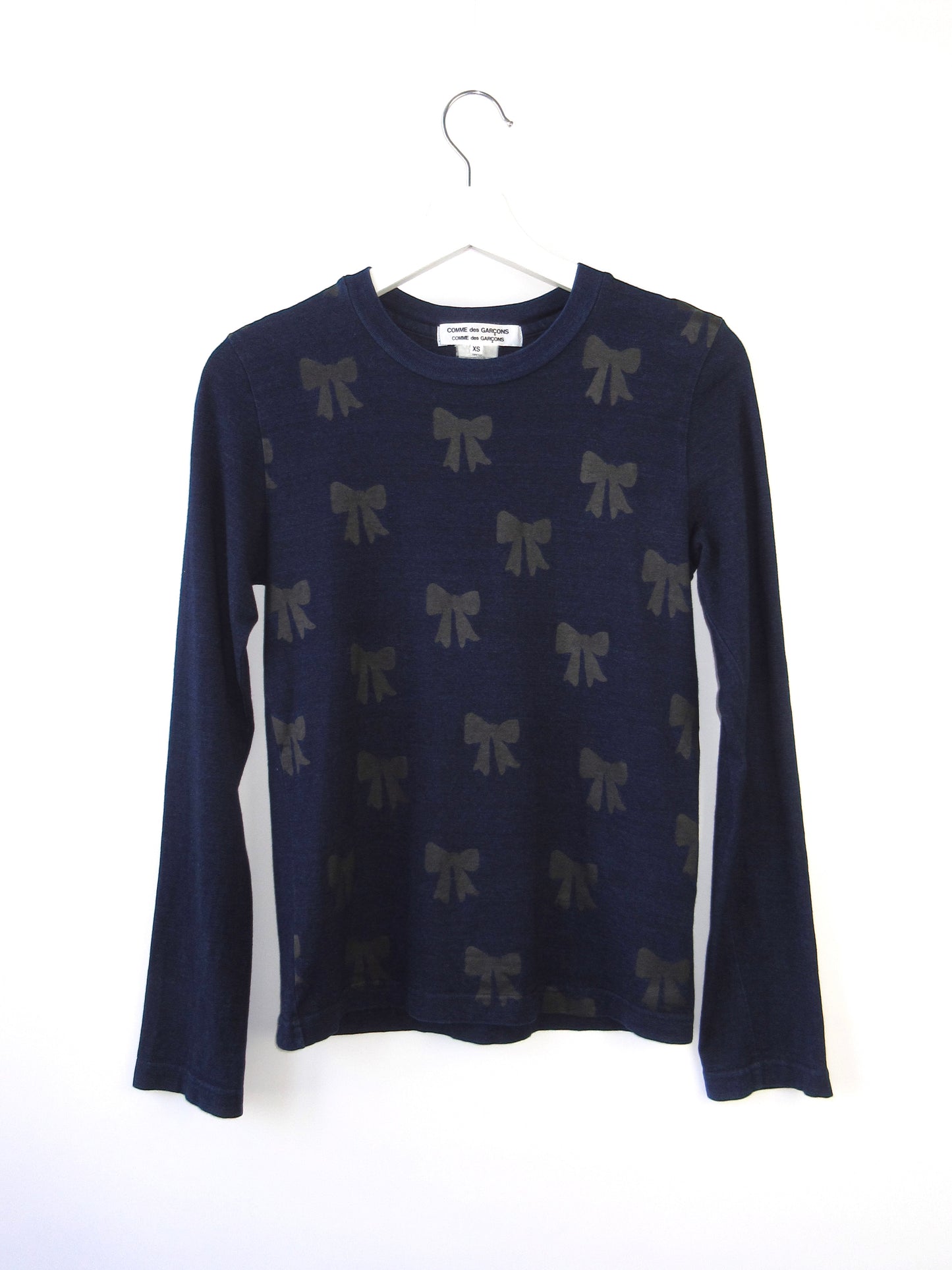 comme des garcons ribon long sleeve top