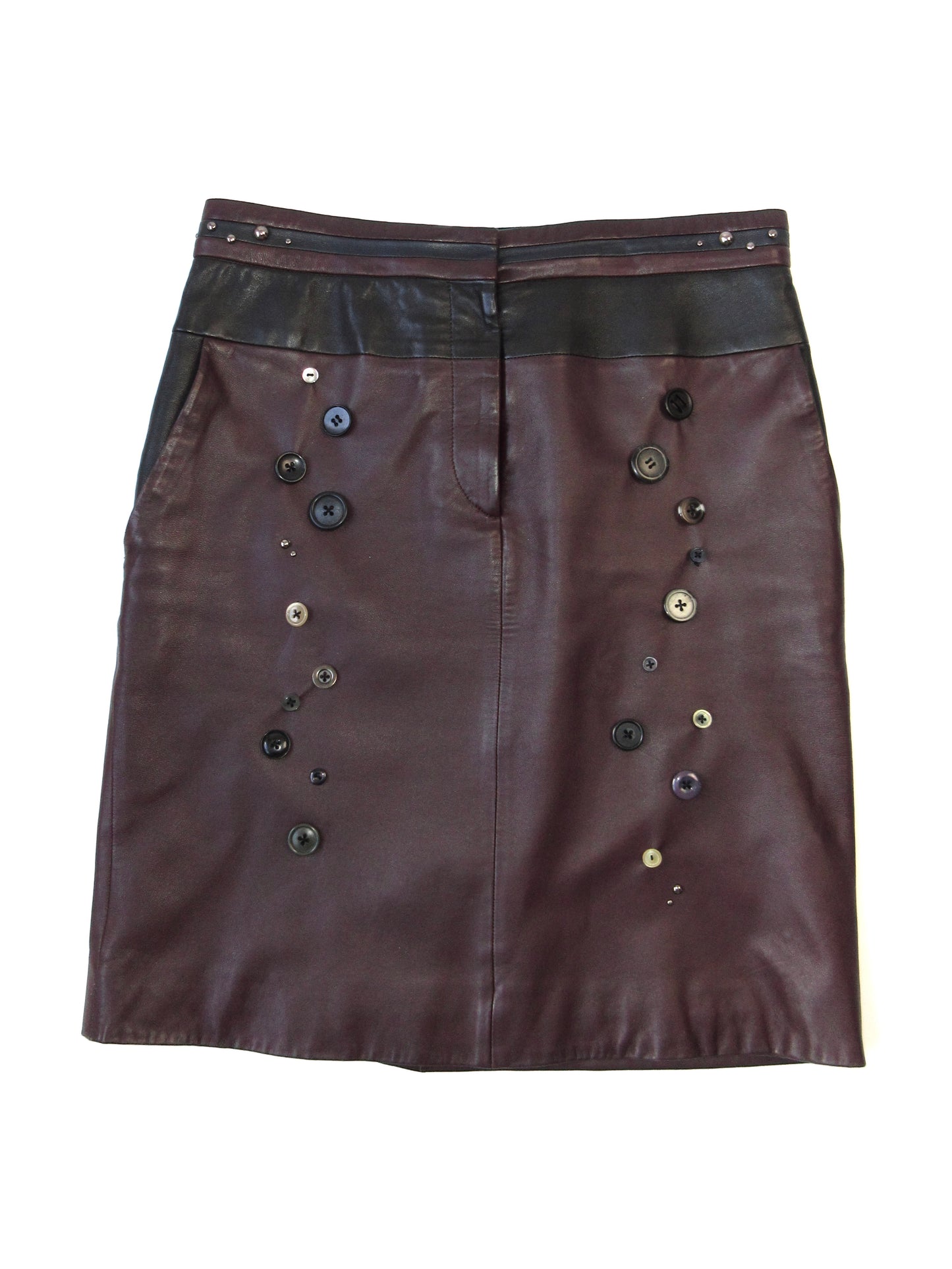30 amelie leather skirt