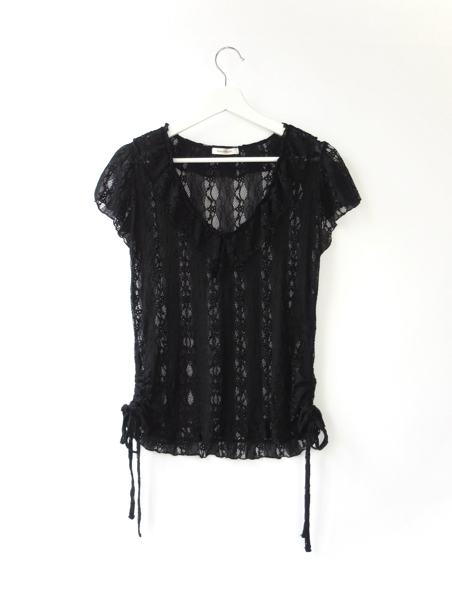 black lace top
