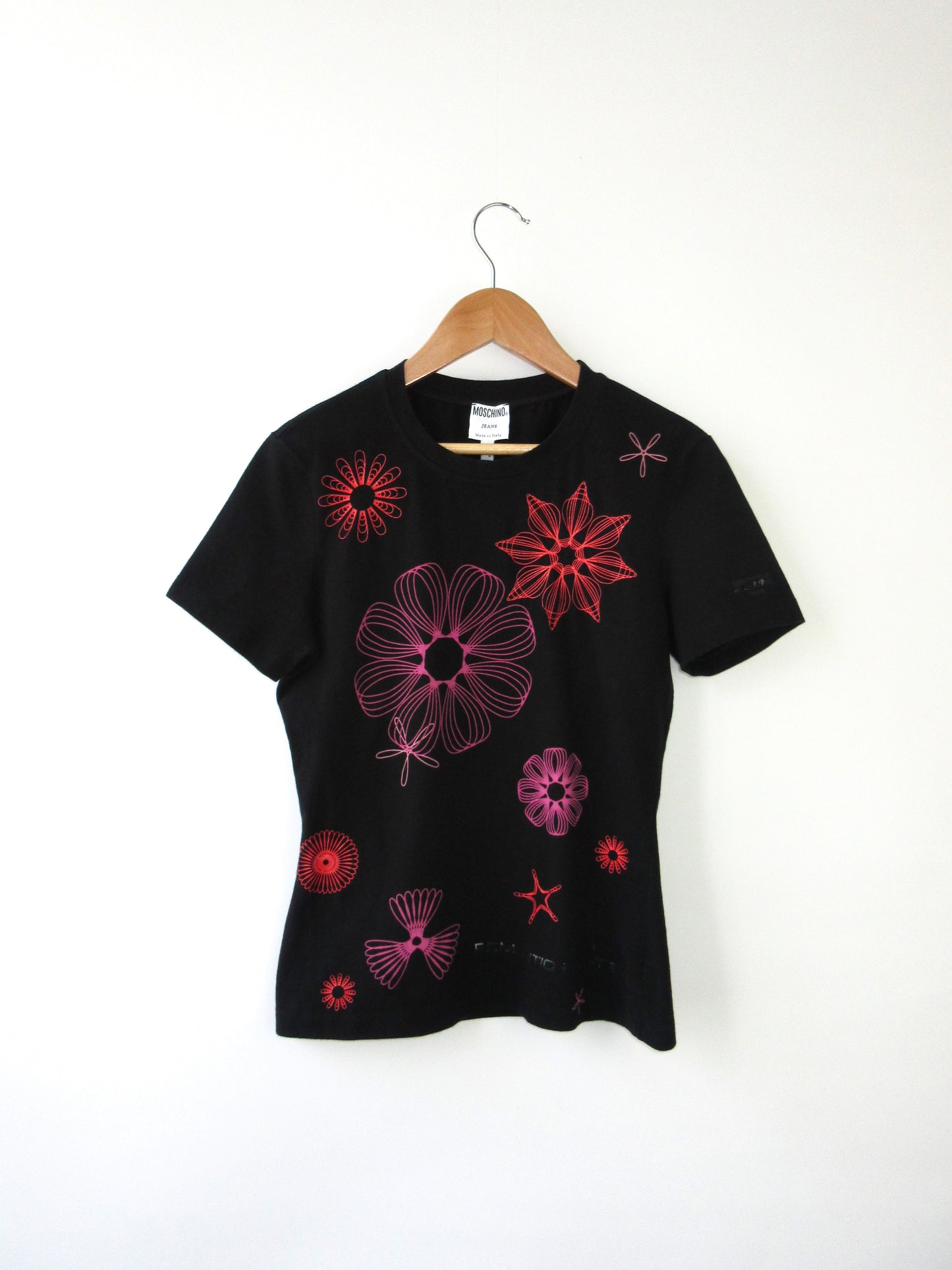 MOSCHINO spirograph flower t-shirt