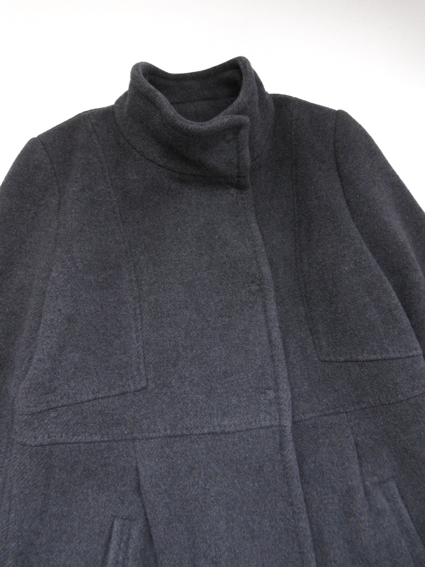 COMPTOIR DES COTONNIERS gray mannish coat