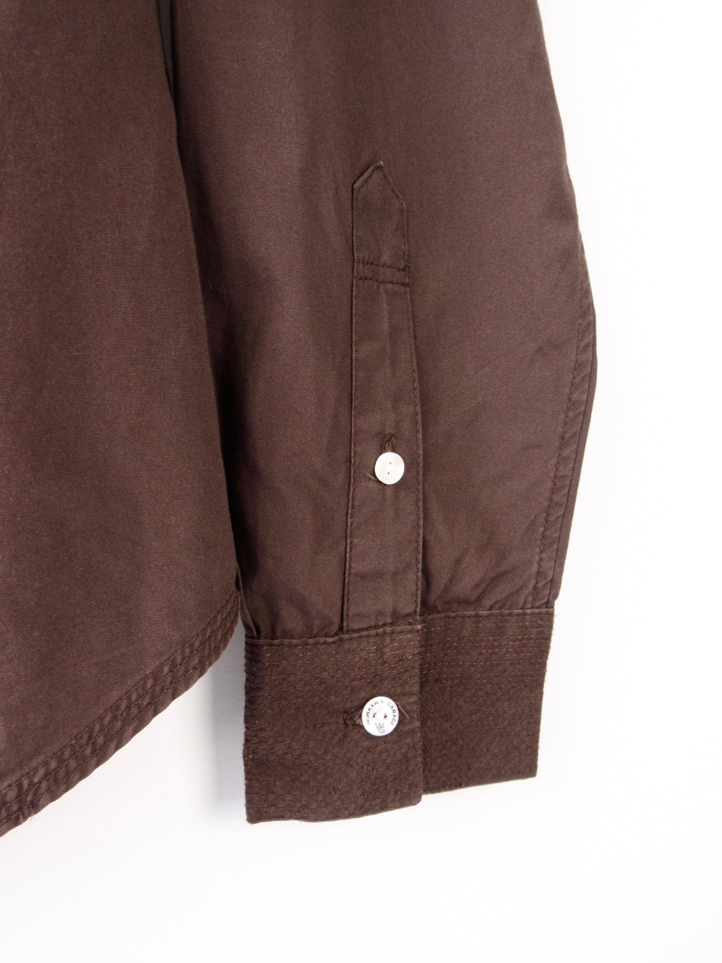 brown detail shirt