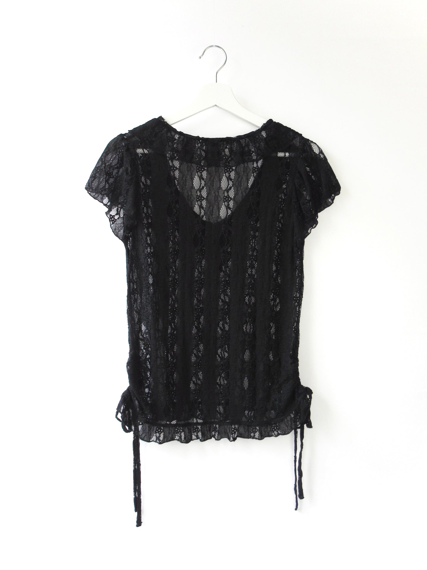 black lace top
