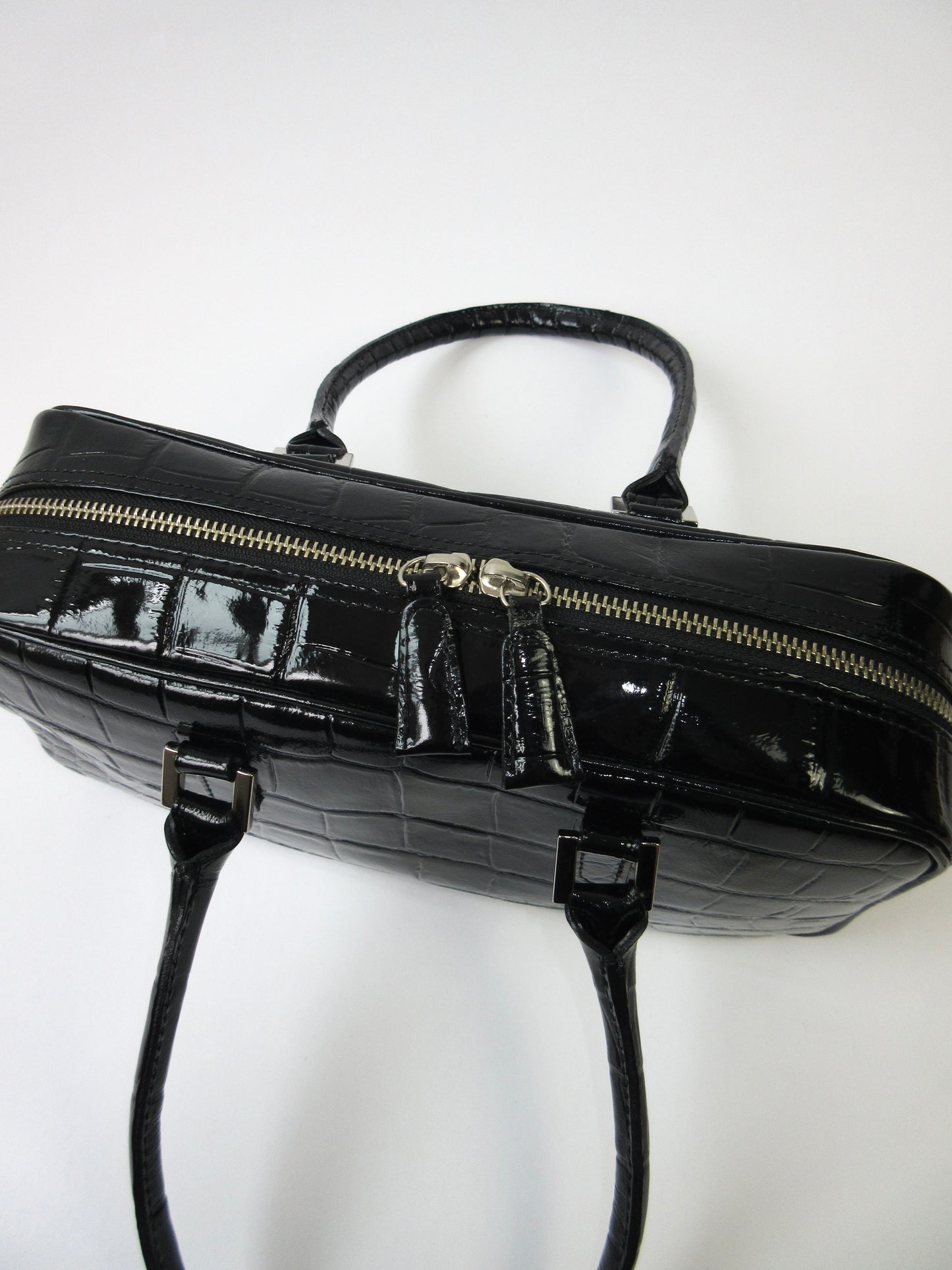 gross leather baguette bag