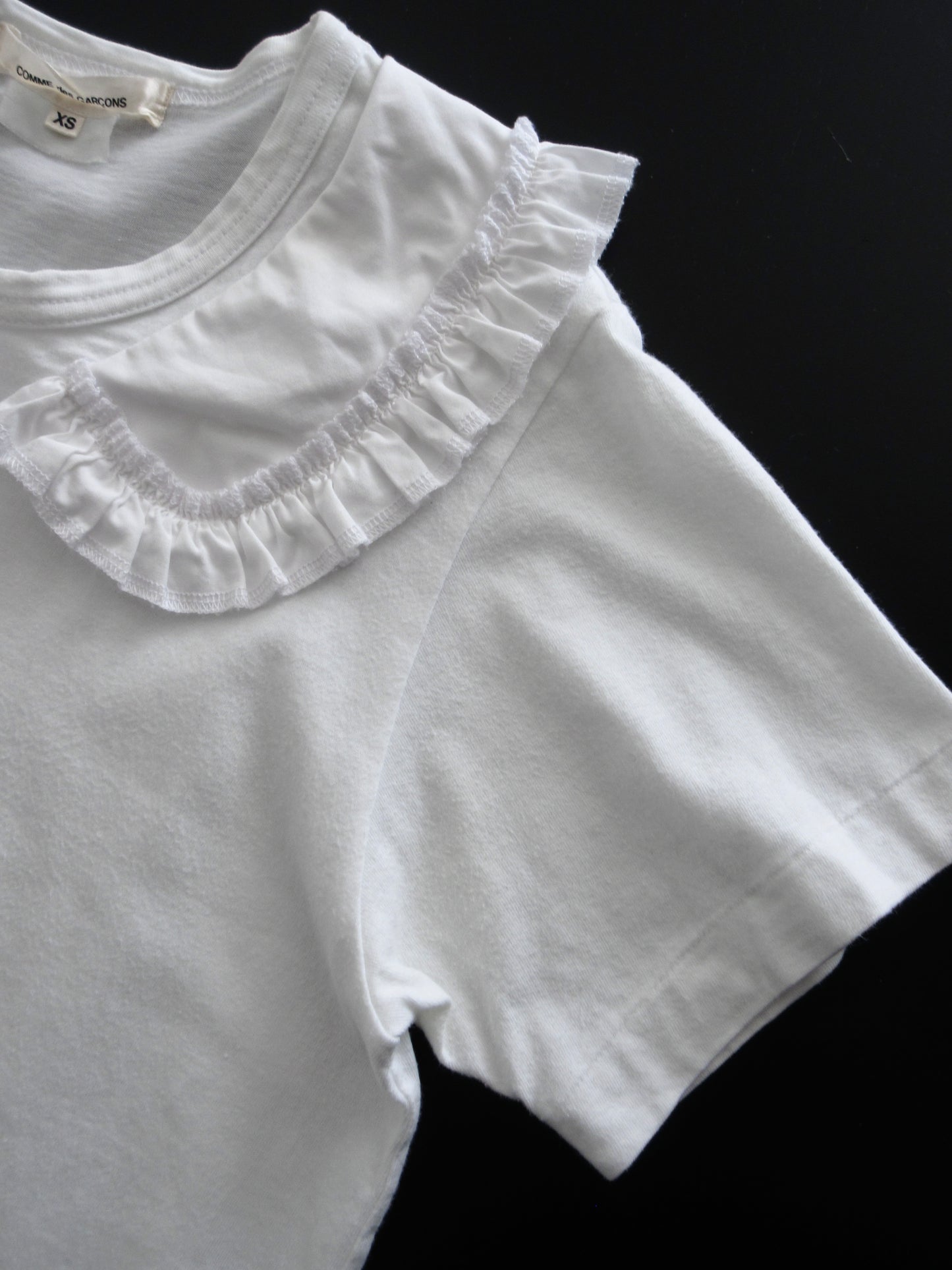 COMME des GARÇONS frill collar t-shirt