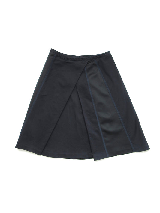 JIL SANDER NAVY switching skirt