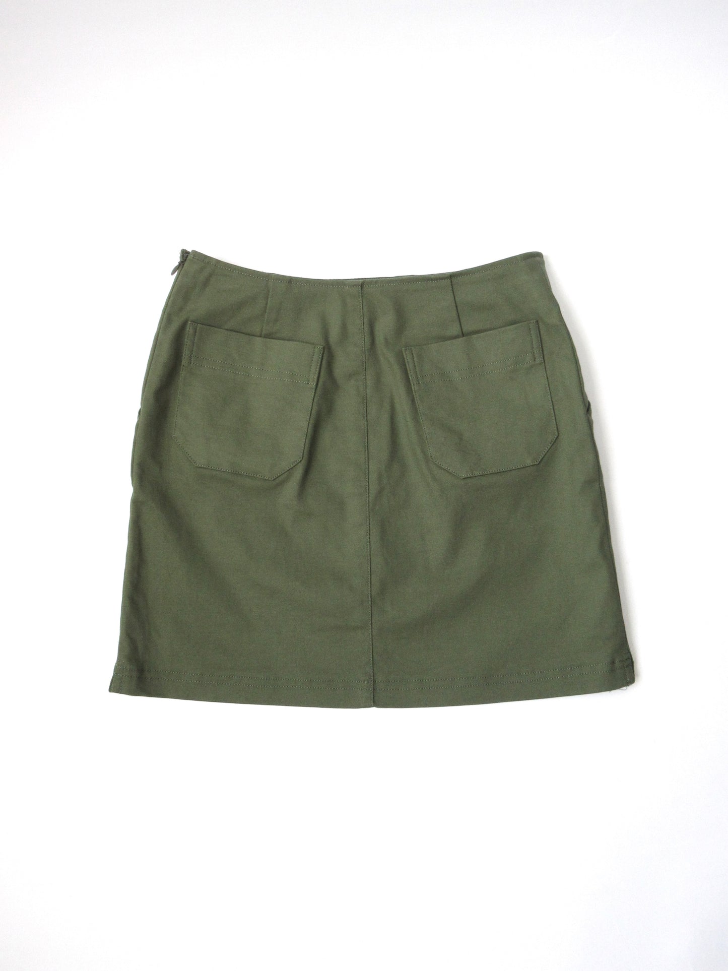 khaki color mini skirt