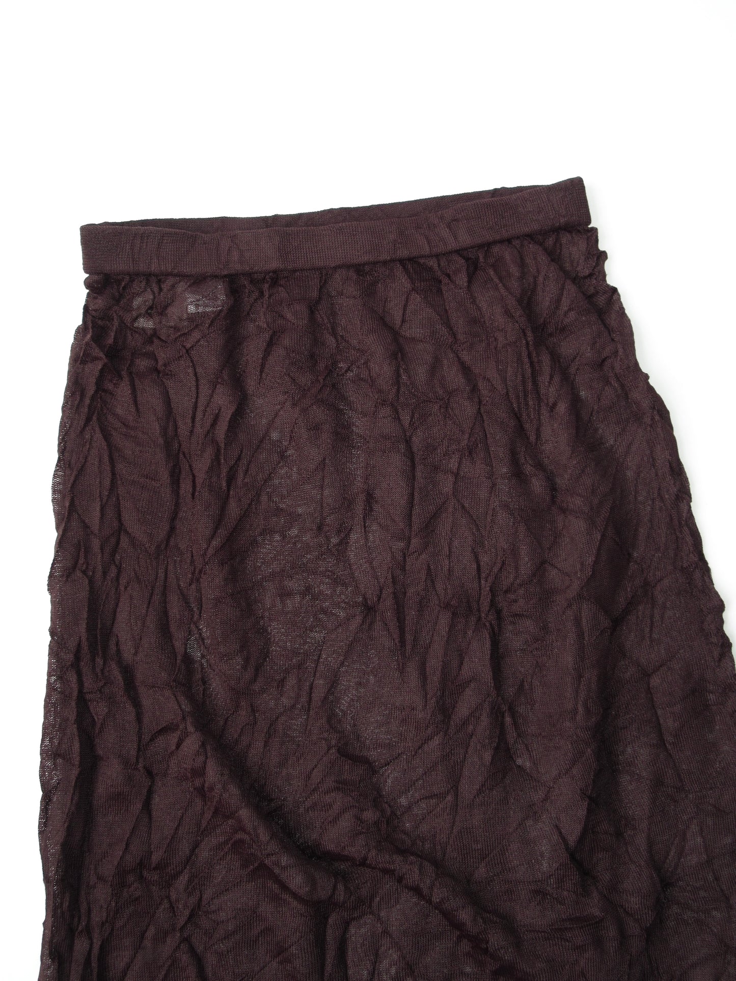 wrinkle long skirt