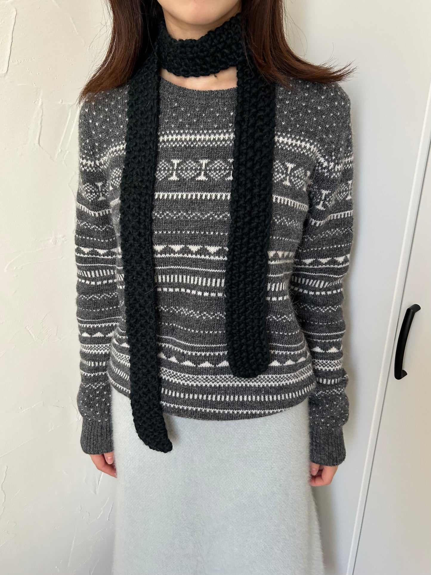 fair Isle wool sweater