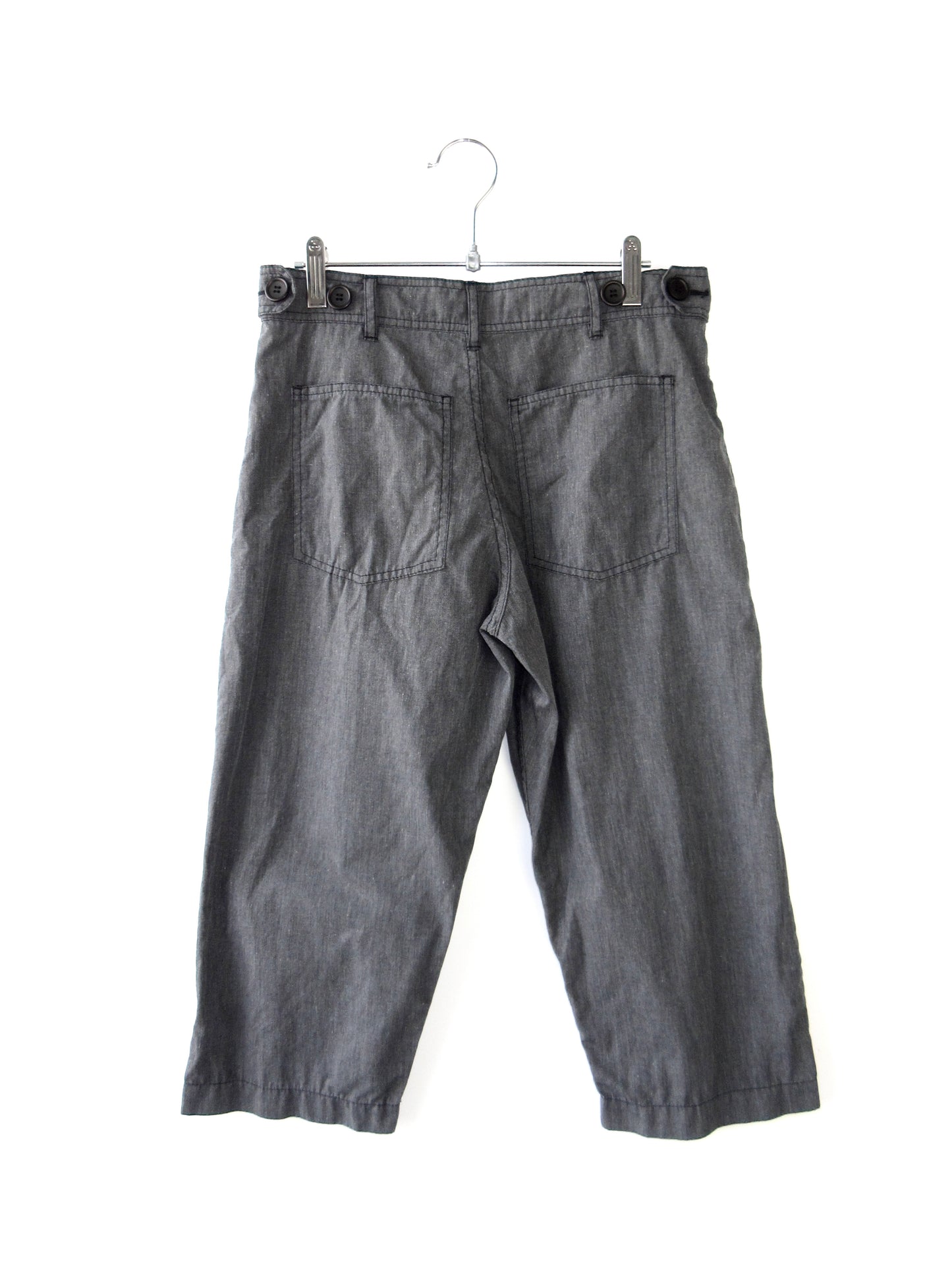 BLACK comme des garcons capri pants