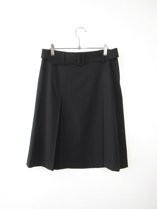 agnes b. black pleats skirt