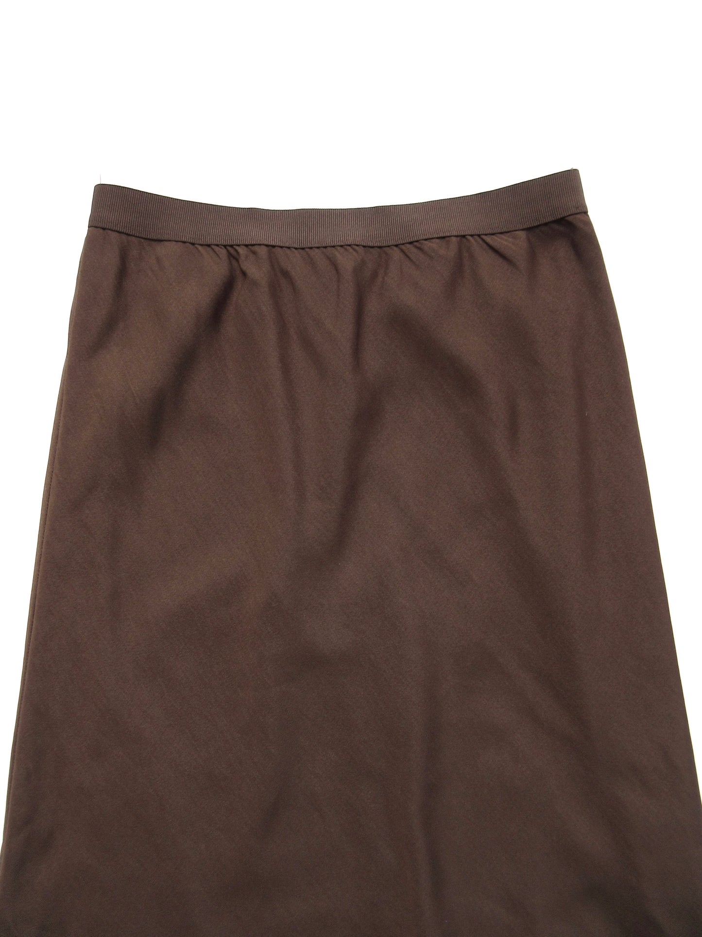 brown long skirt