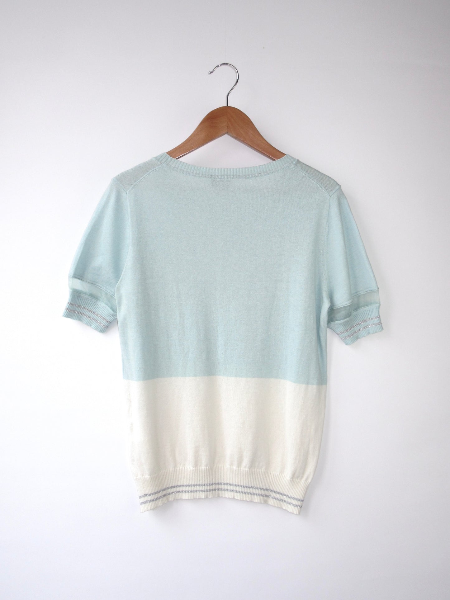 sherbet colors summer knit top