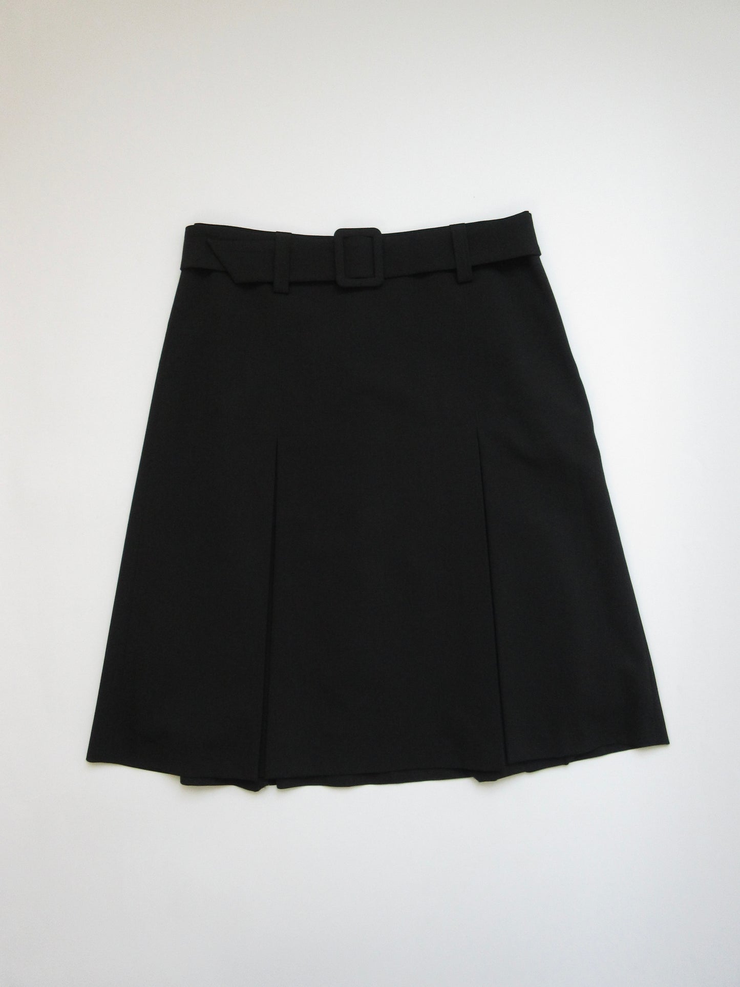 agnes b. black pleats skirt