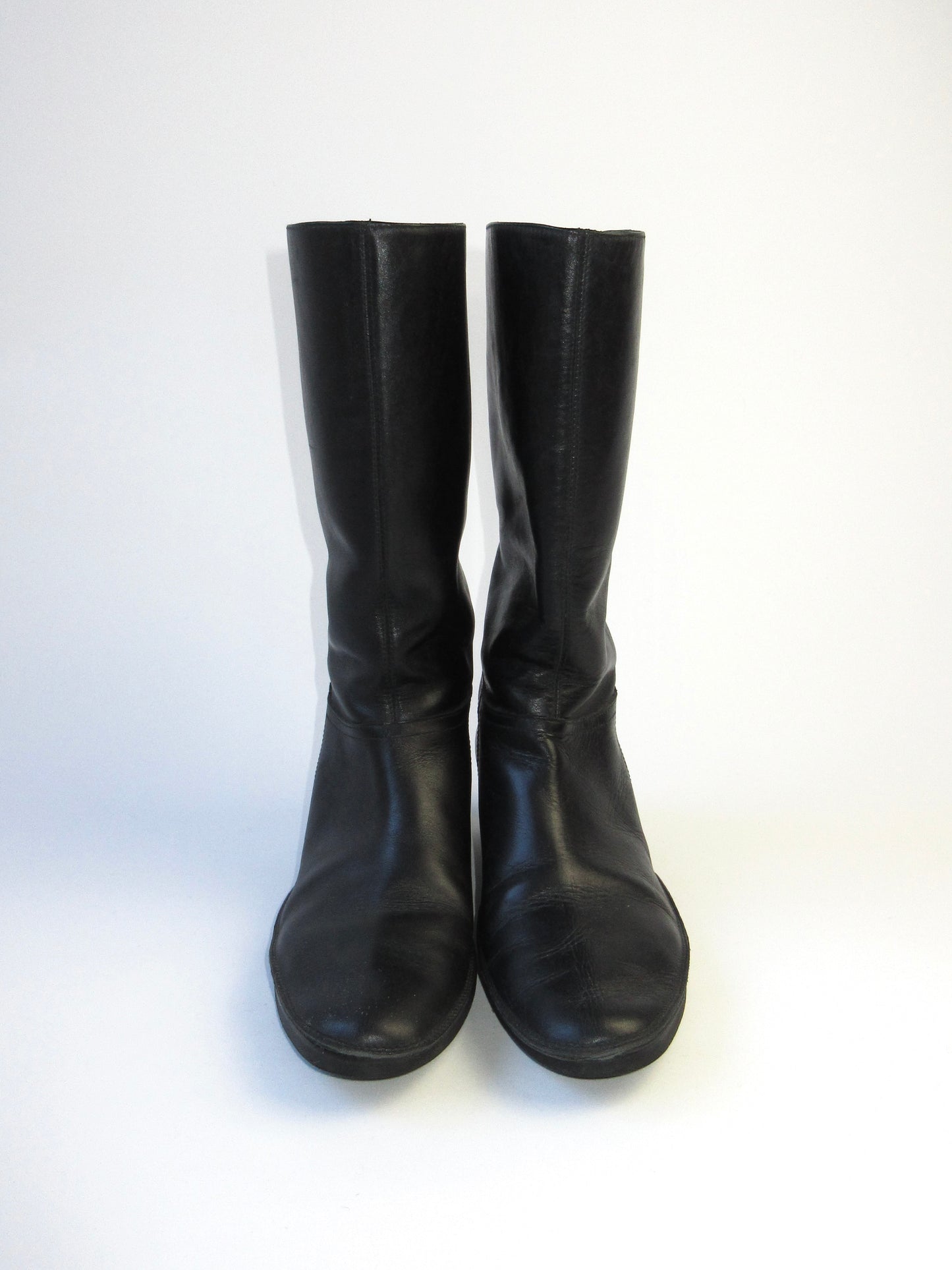 back zip-up boots