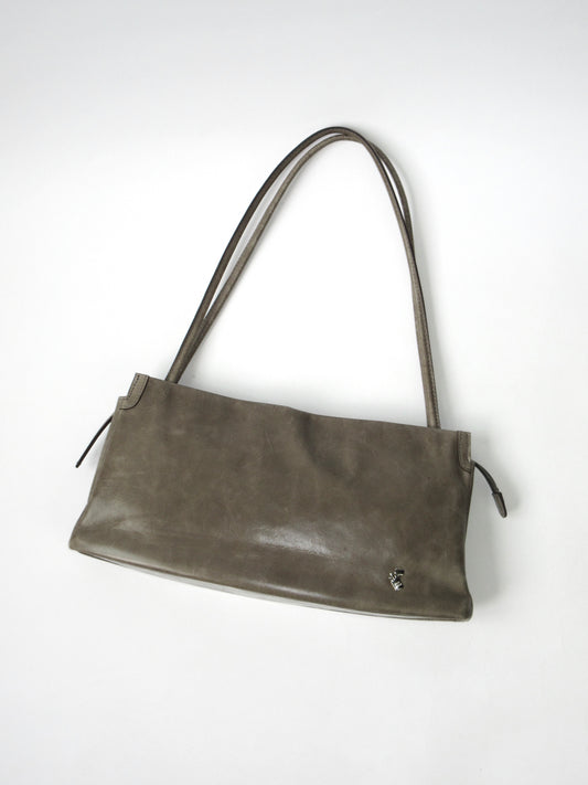 antique khaki shoulder bag