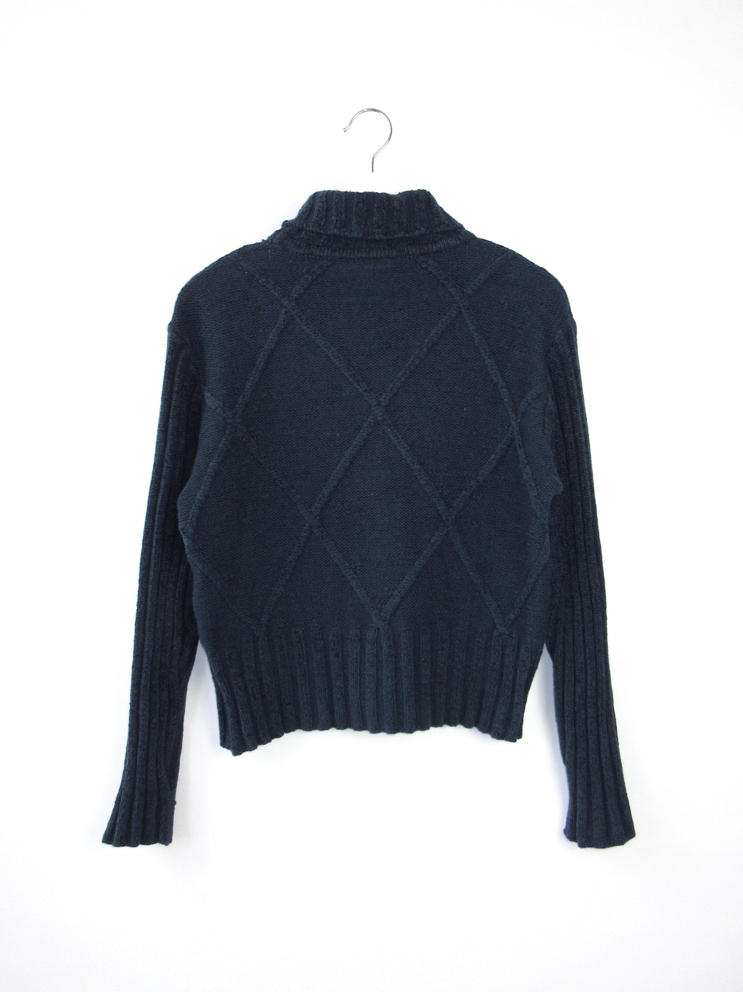 EMPORIO ARMANI grunge knit sweater