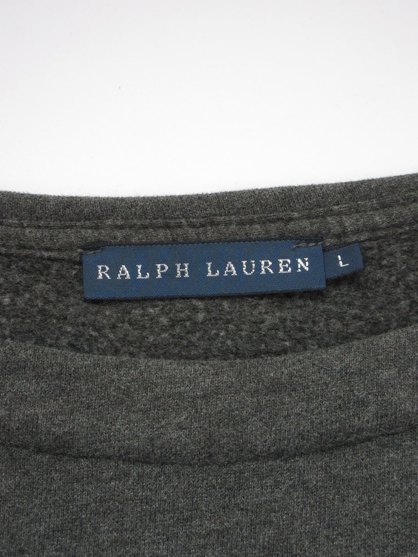 RALPH LAUREN lettering knit top