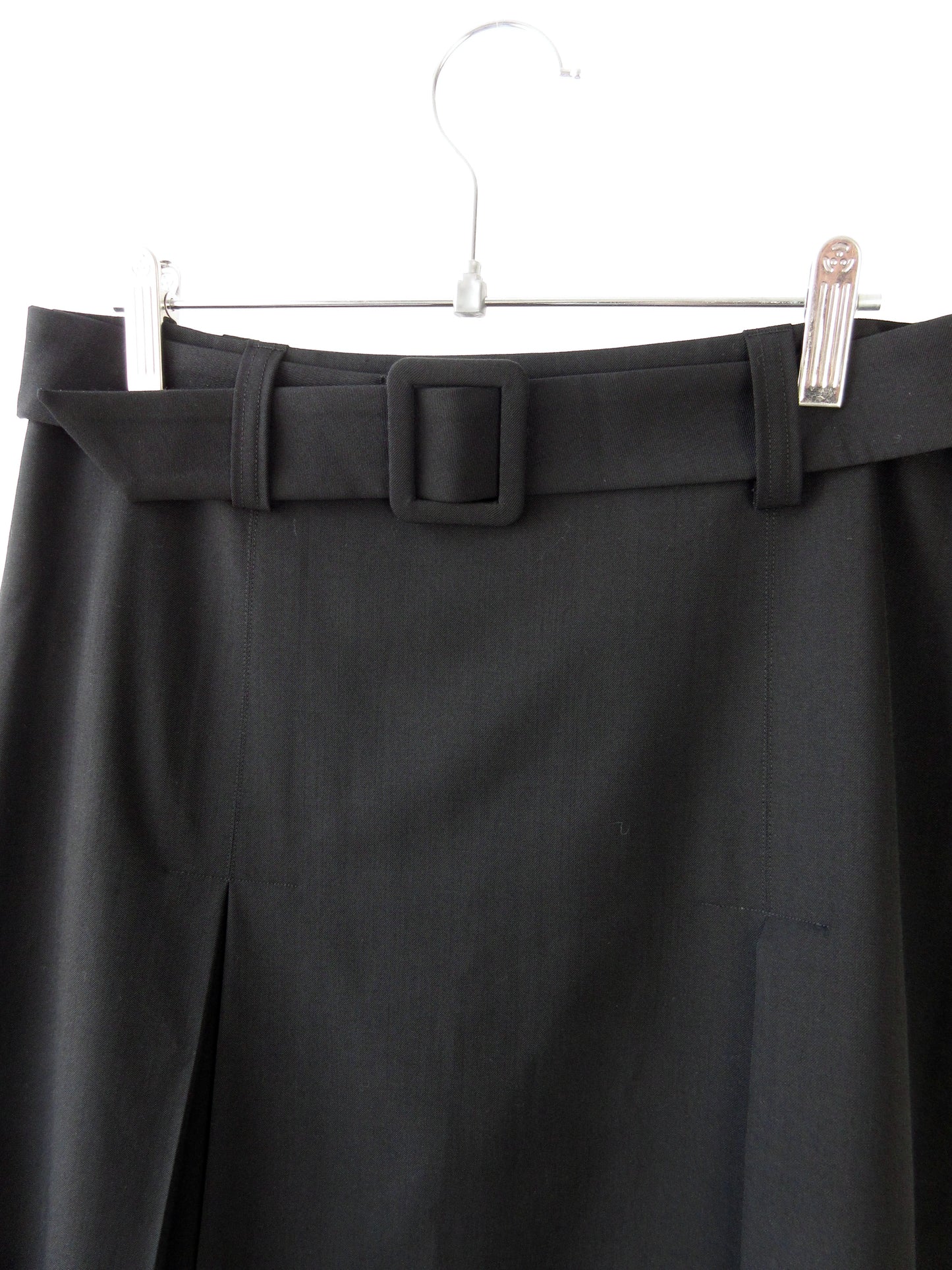 agnes b. black pleats skirt