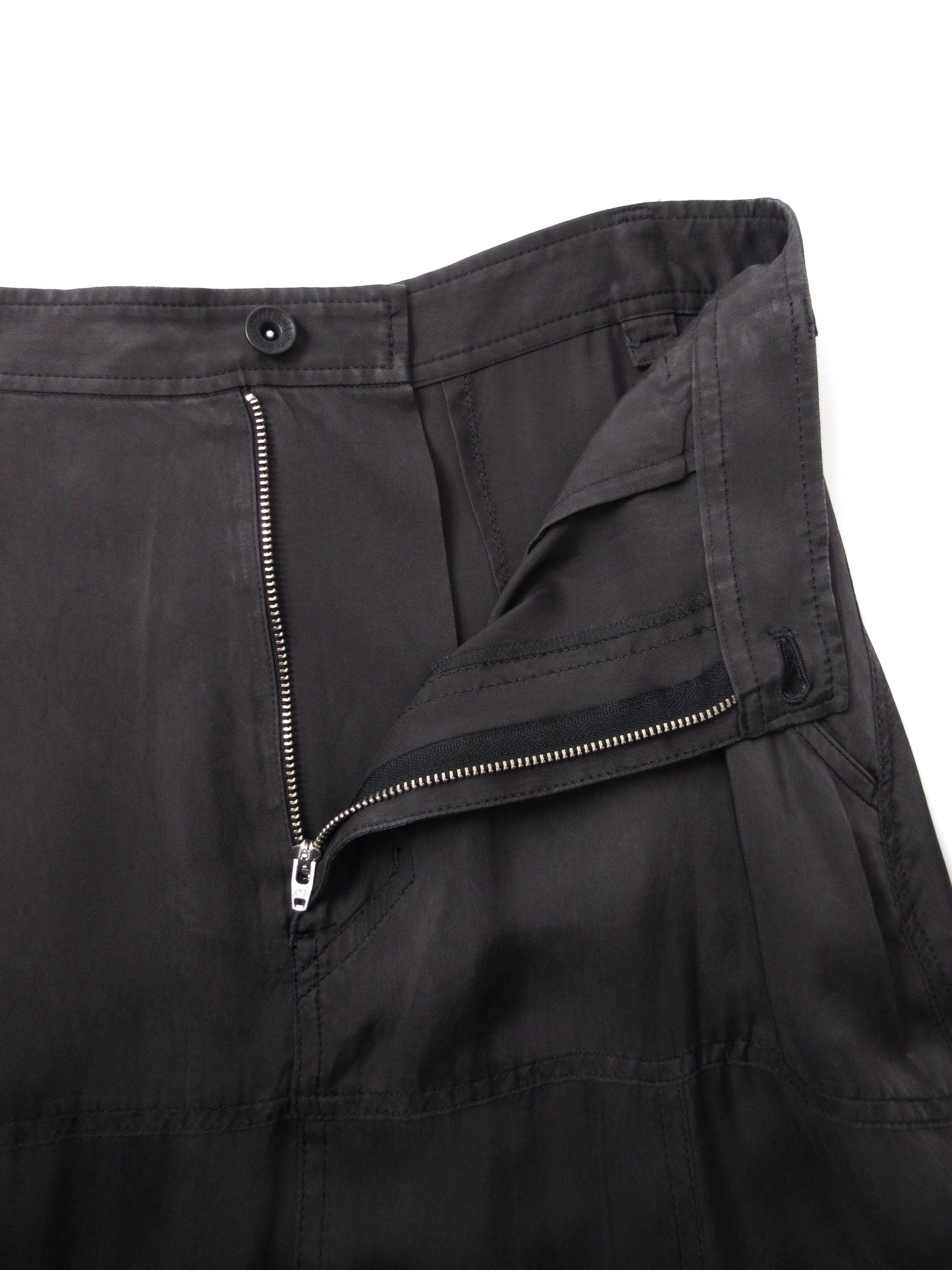 cupra satin long skirt