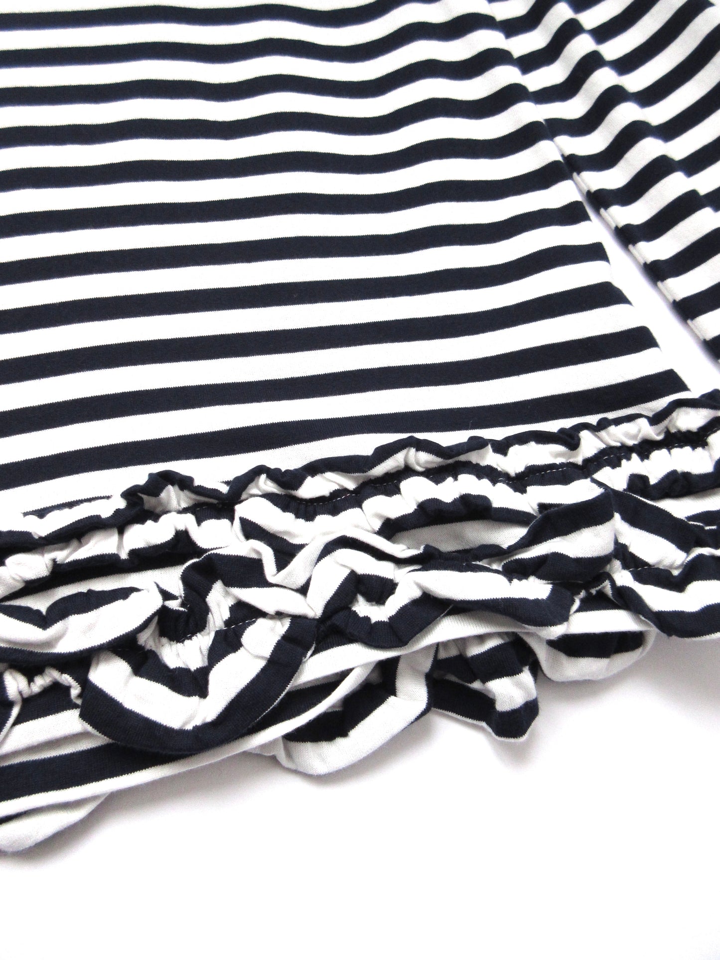 COMME des GARÇONS stripe frill longsleeve