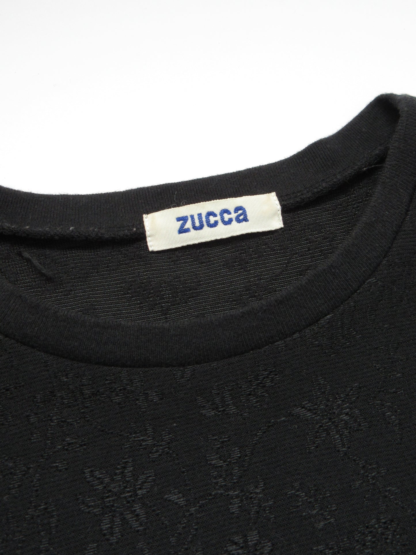 zucca black flower long sleeve top