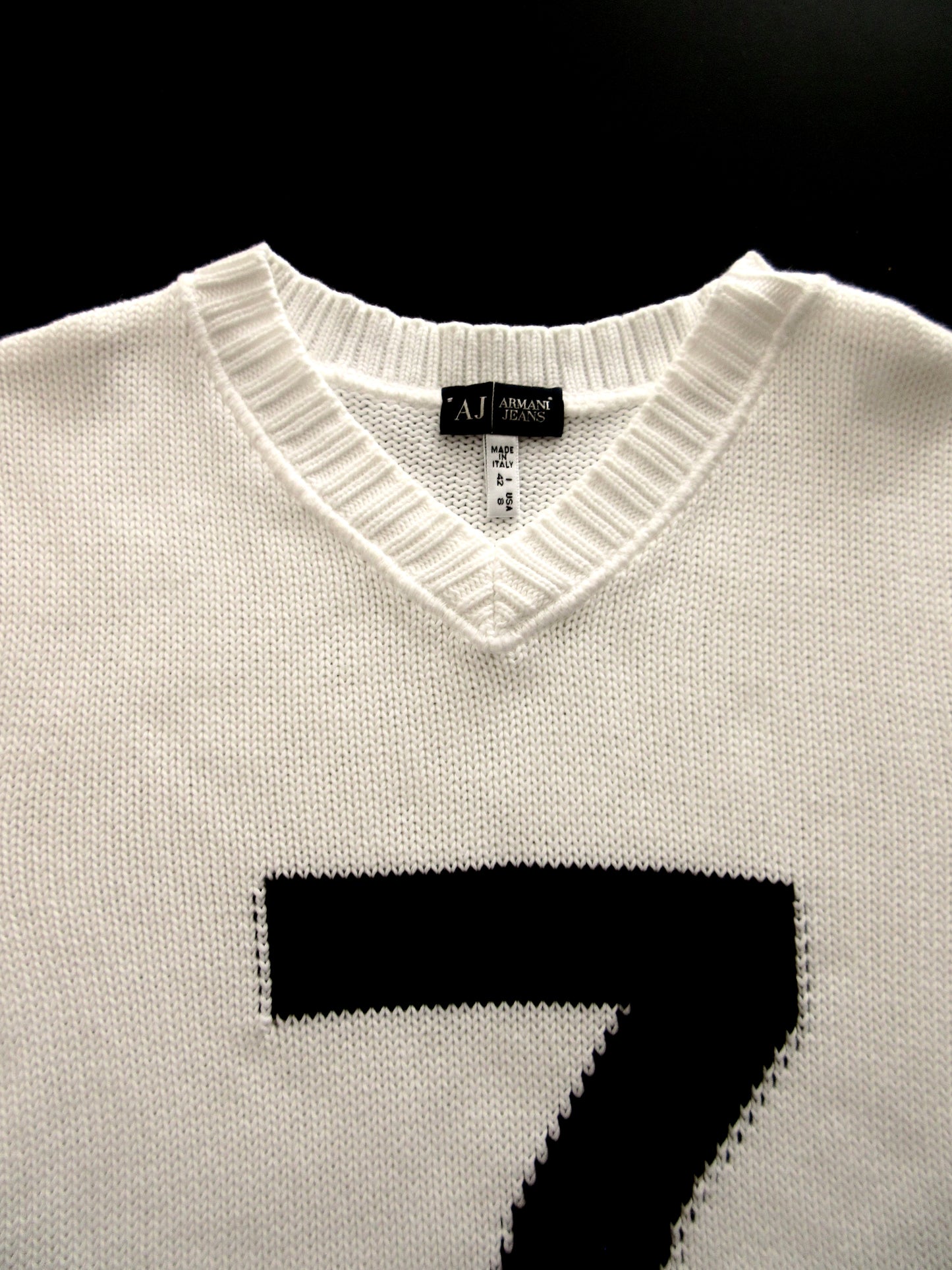 ARMANI JEANS number7 cotton knit
