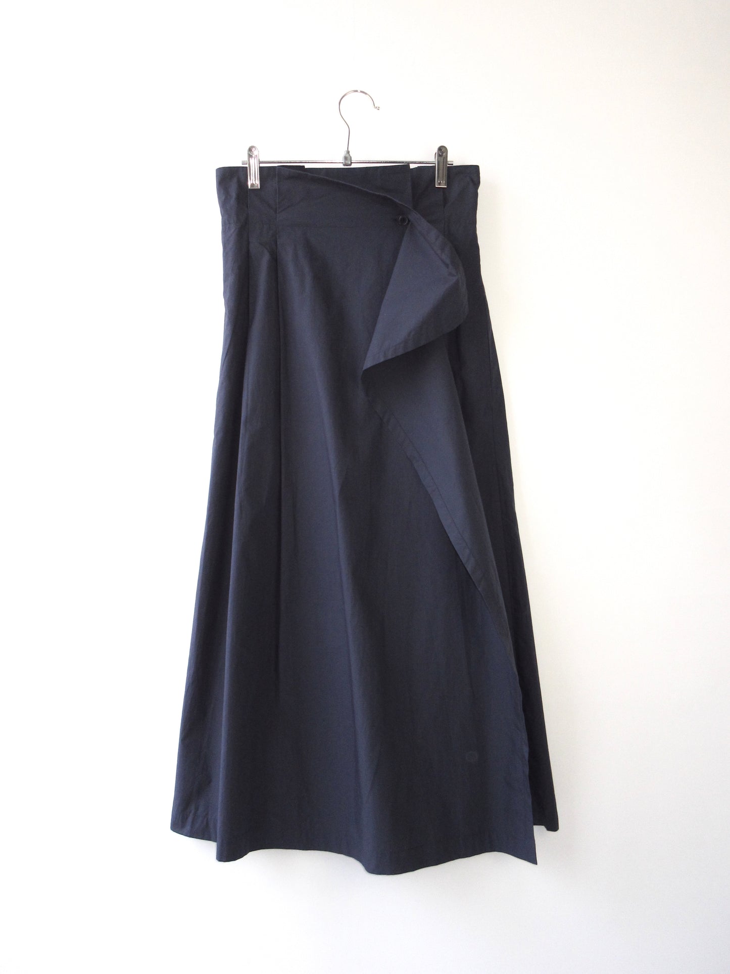 MaxMara unbalance pleats long skirt