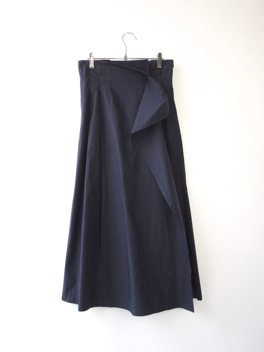 MaxMara unbalance pleats long skirt