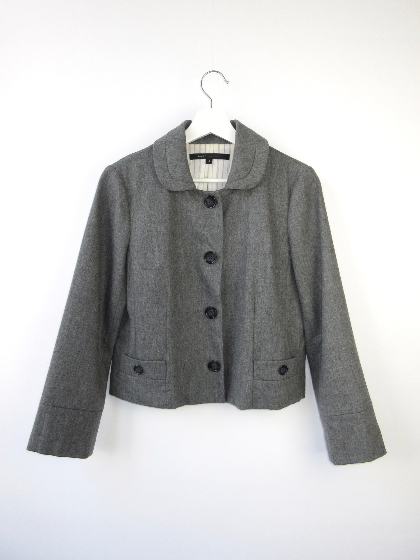 【used】MARC JACOBS round collar jacket