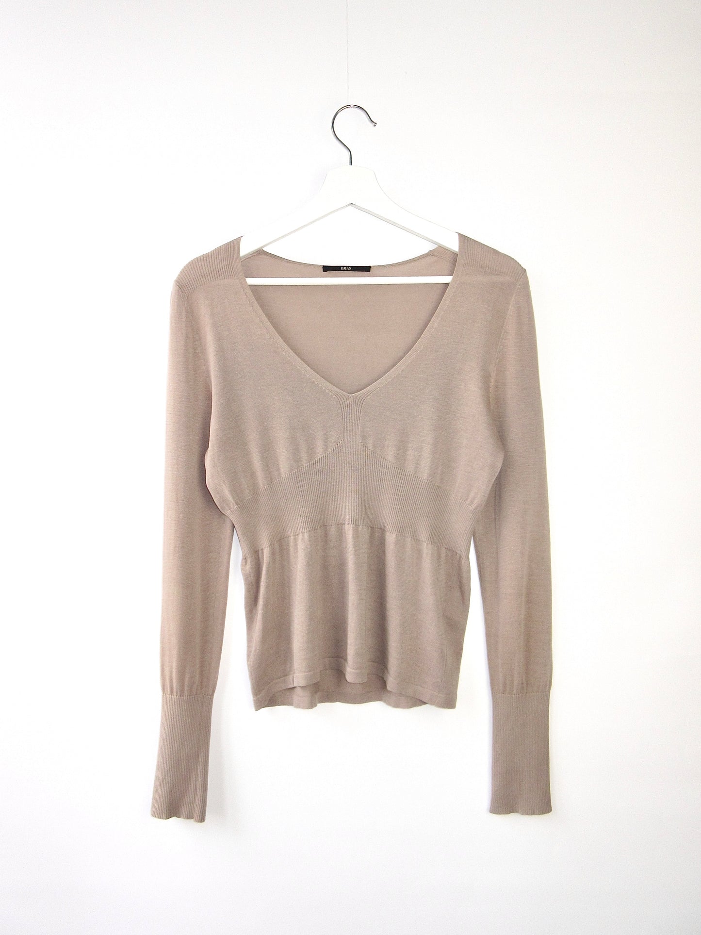 HUGO BOSS pink beige design top