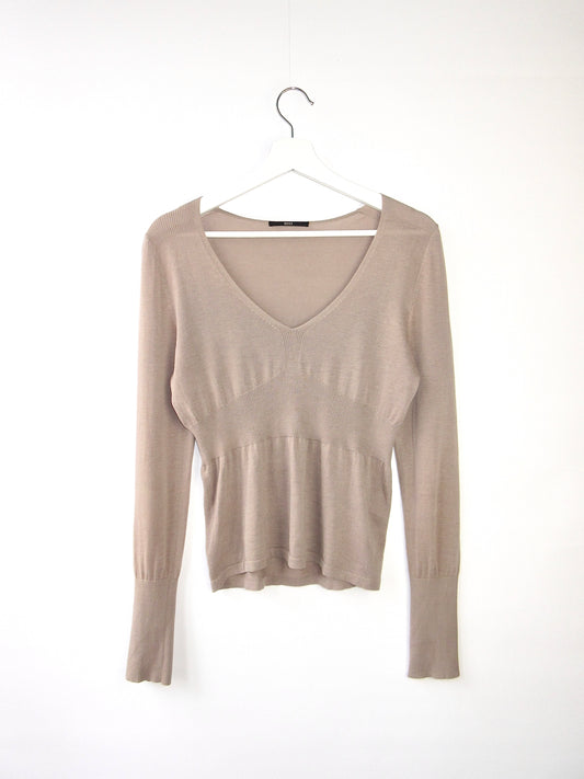 HUGO BOSS pink beige design top