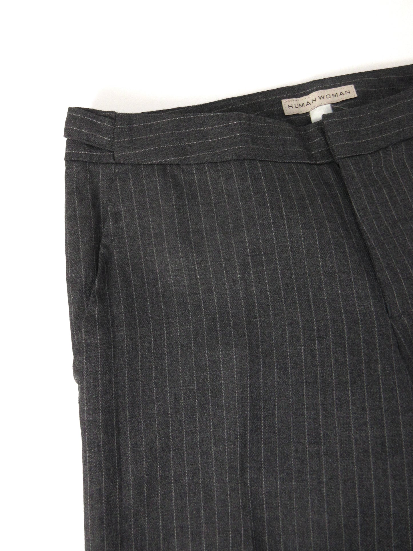 gray stripe slacks