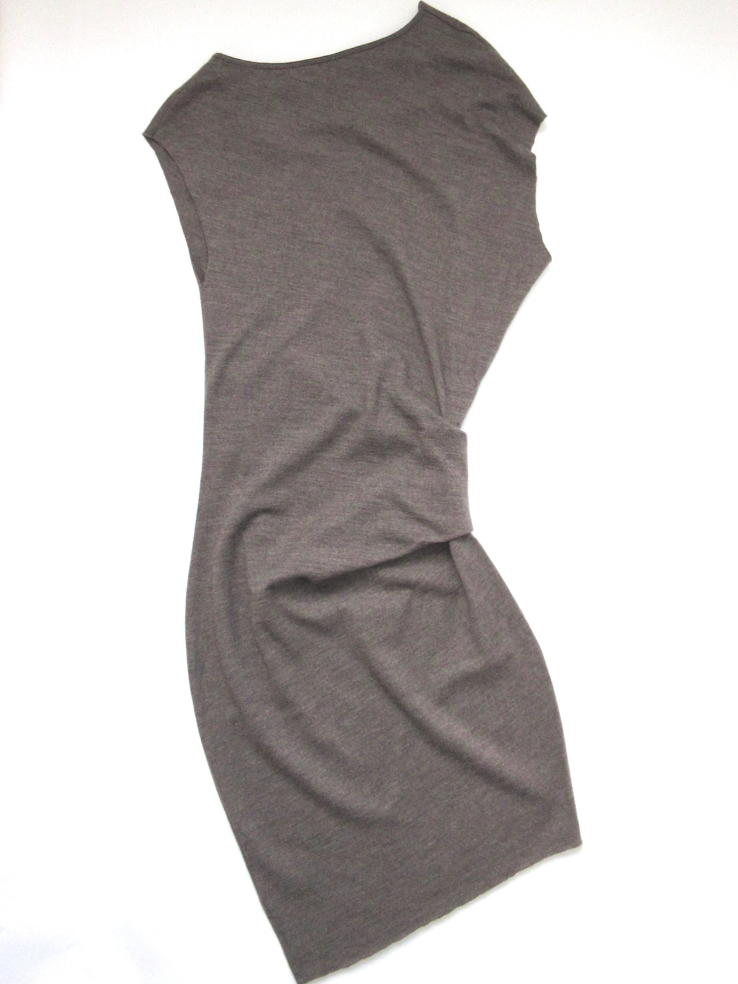 HELMUT LANG asymmetry drape dress