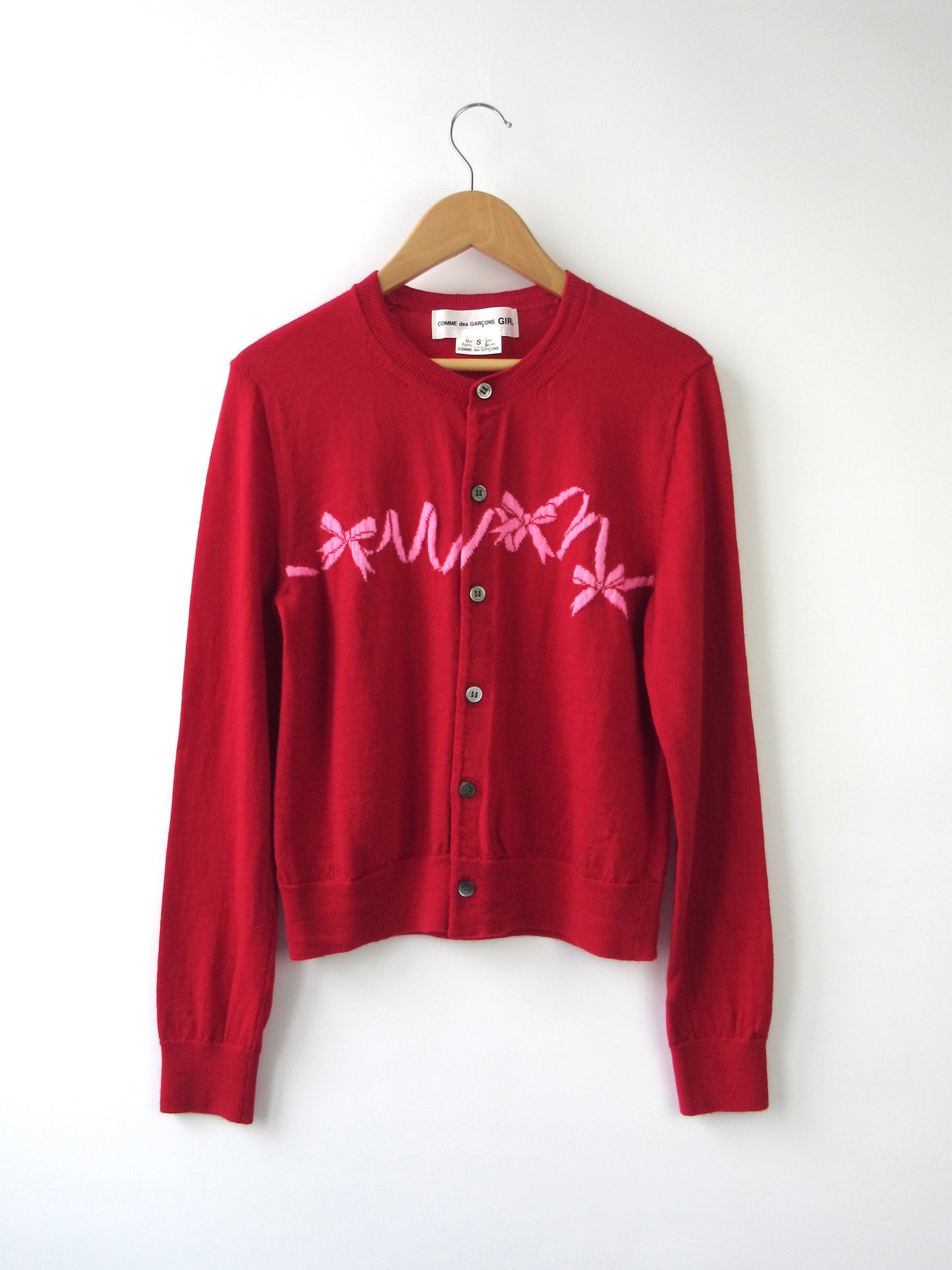 COMME des GARÇONS GIRL ribbon cardigan