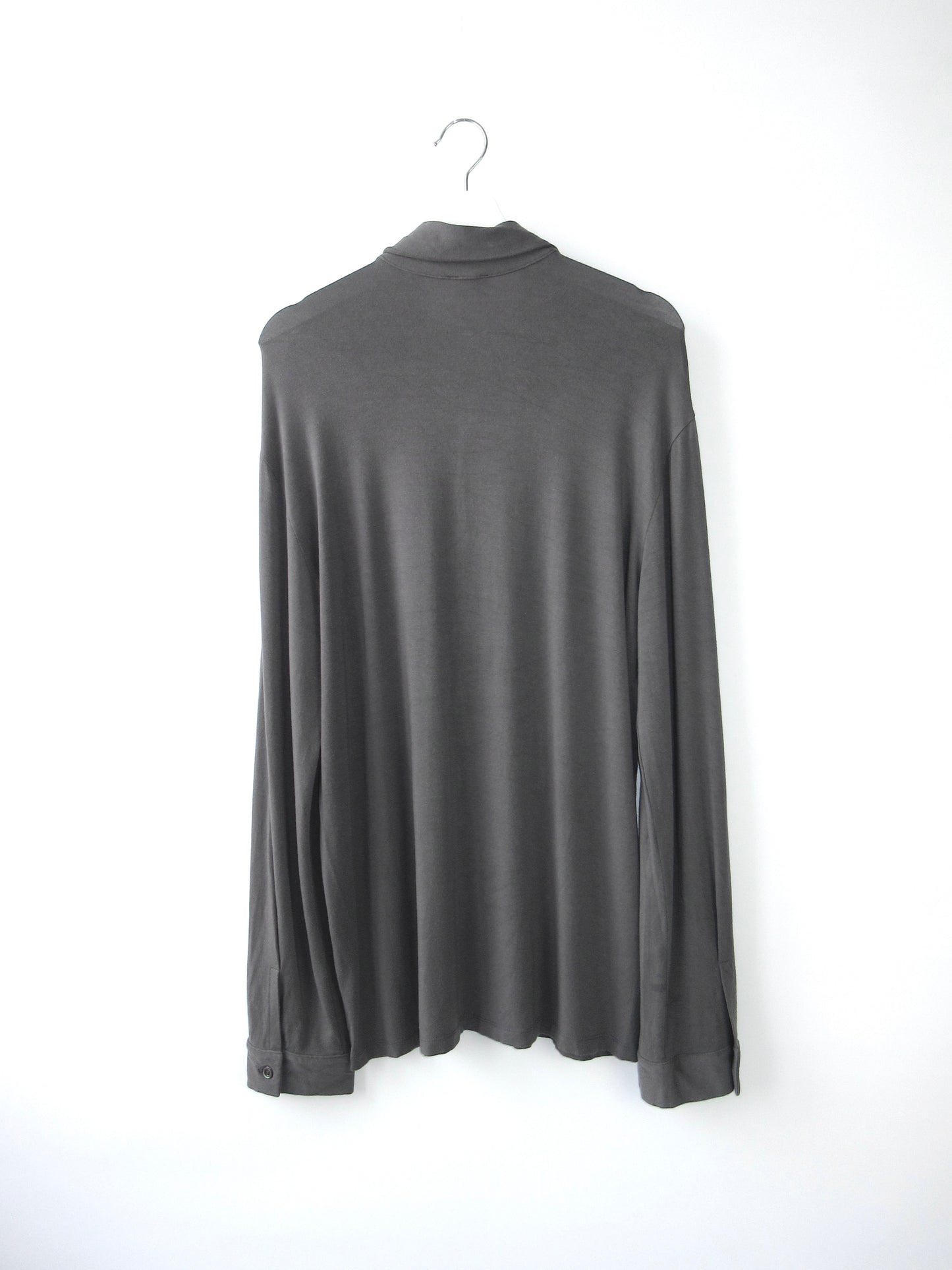 【used】ARMANI big silhouette gray shirt