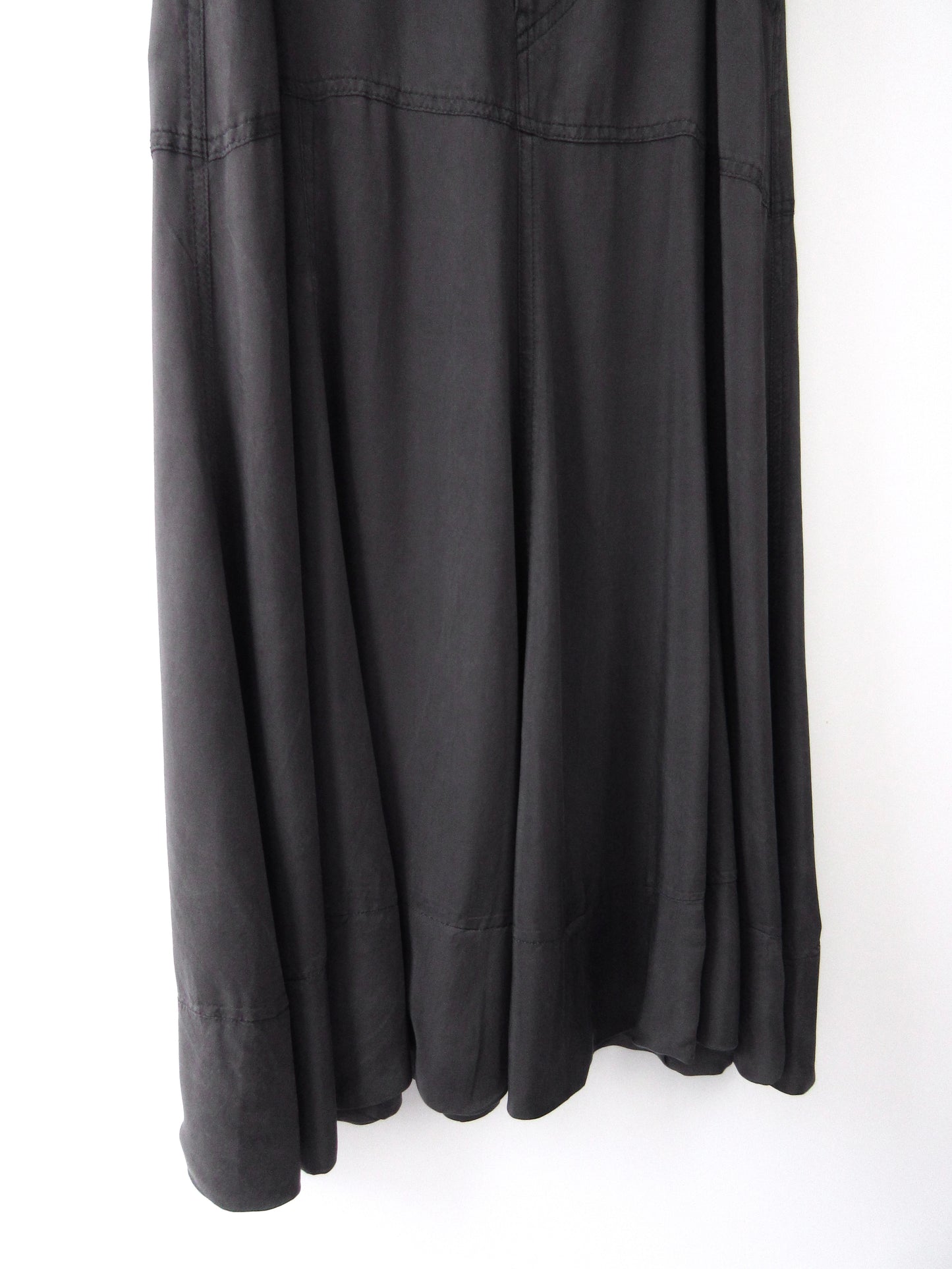 cupra satin long skirt
