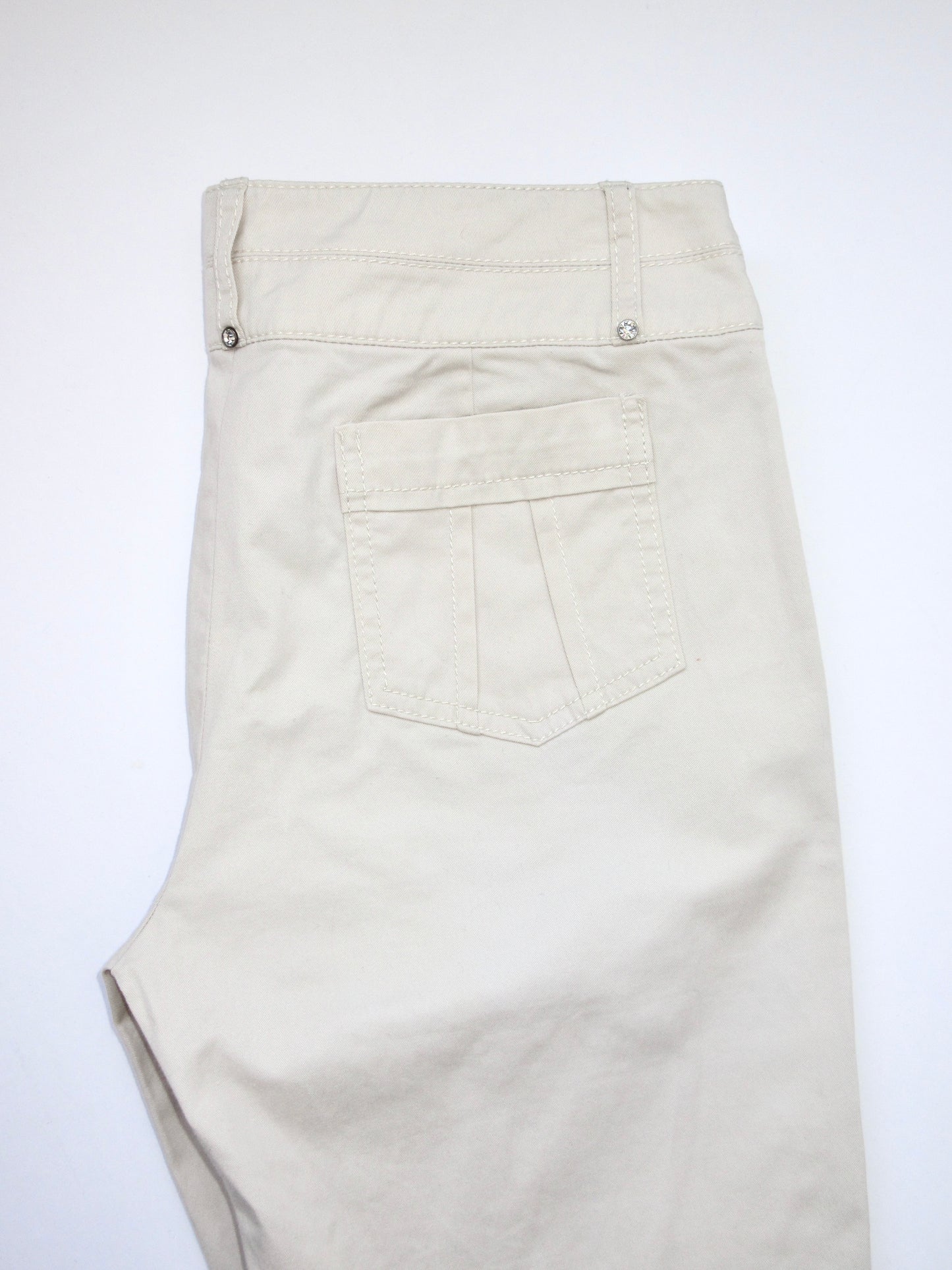 pale beige straight flare pants