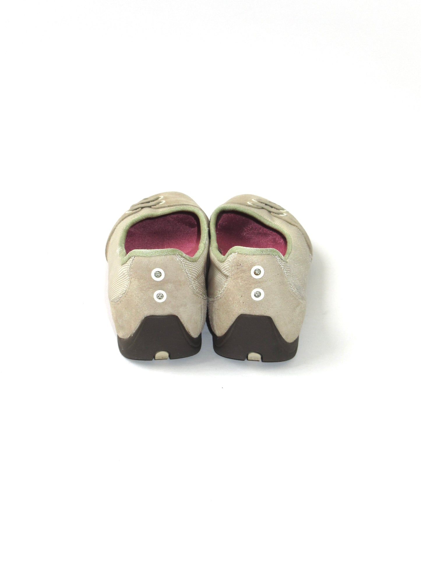 beige color ballet shoes