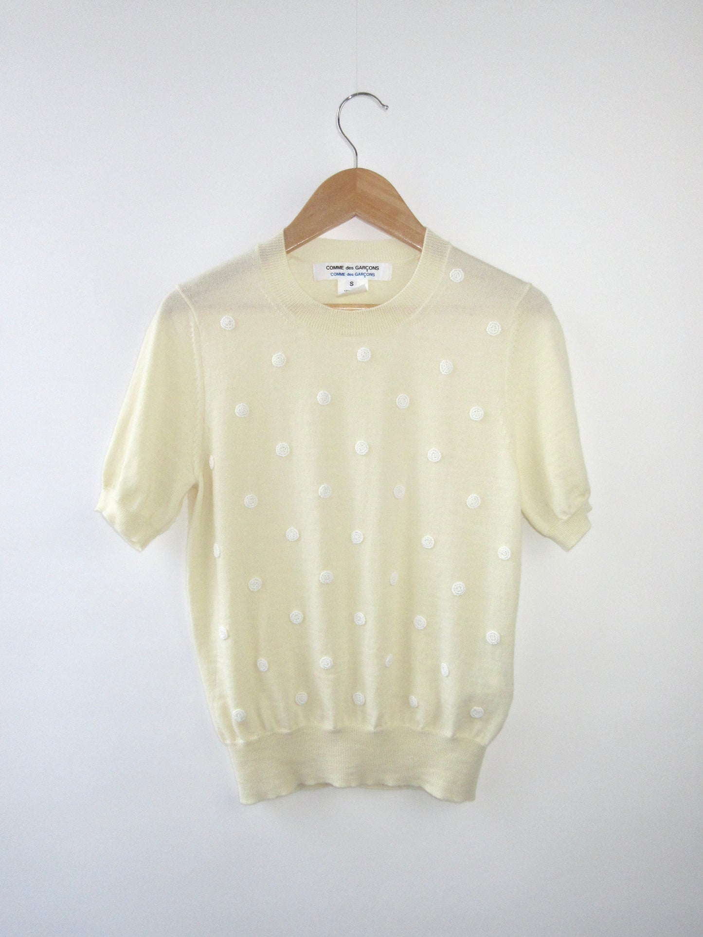 comme des garcons knit top